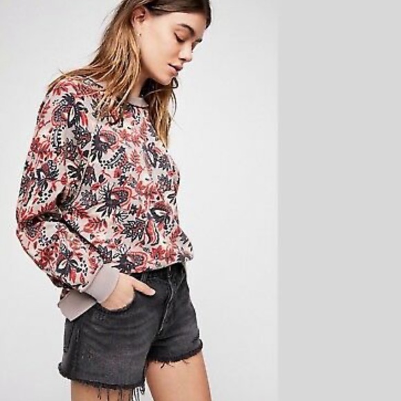 Free People Tops - Free People Go On Get Floral Top